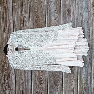 Free People, Size L, Peach/Light Pink